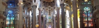 Inside the Sagrada Familia, Barcelona